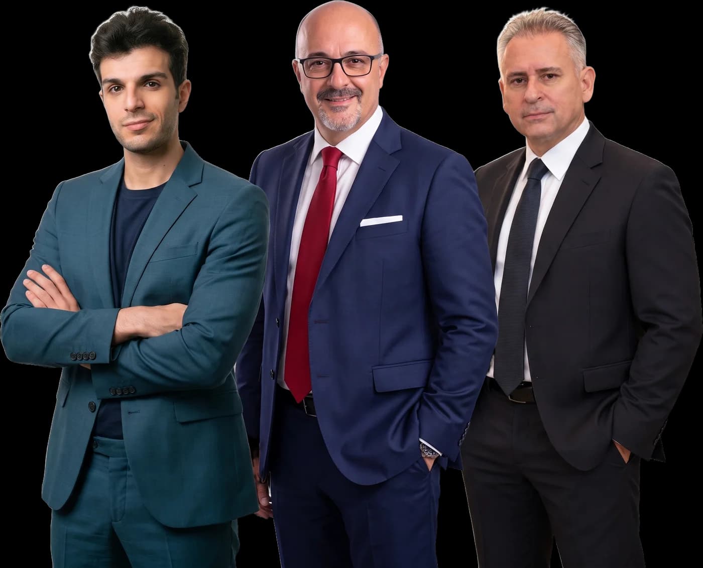 Pietro Michelangeli, Pasquale Mazzone e George Georgiou