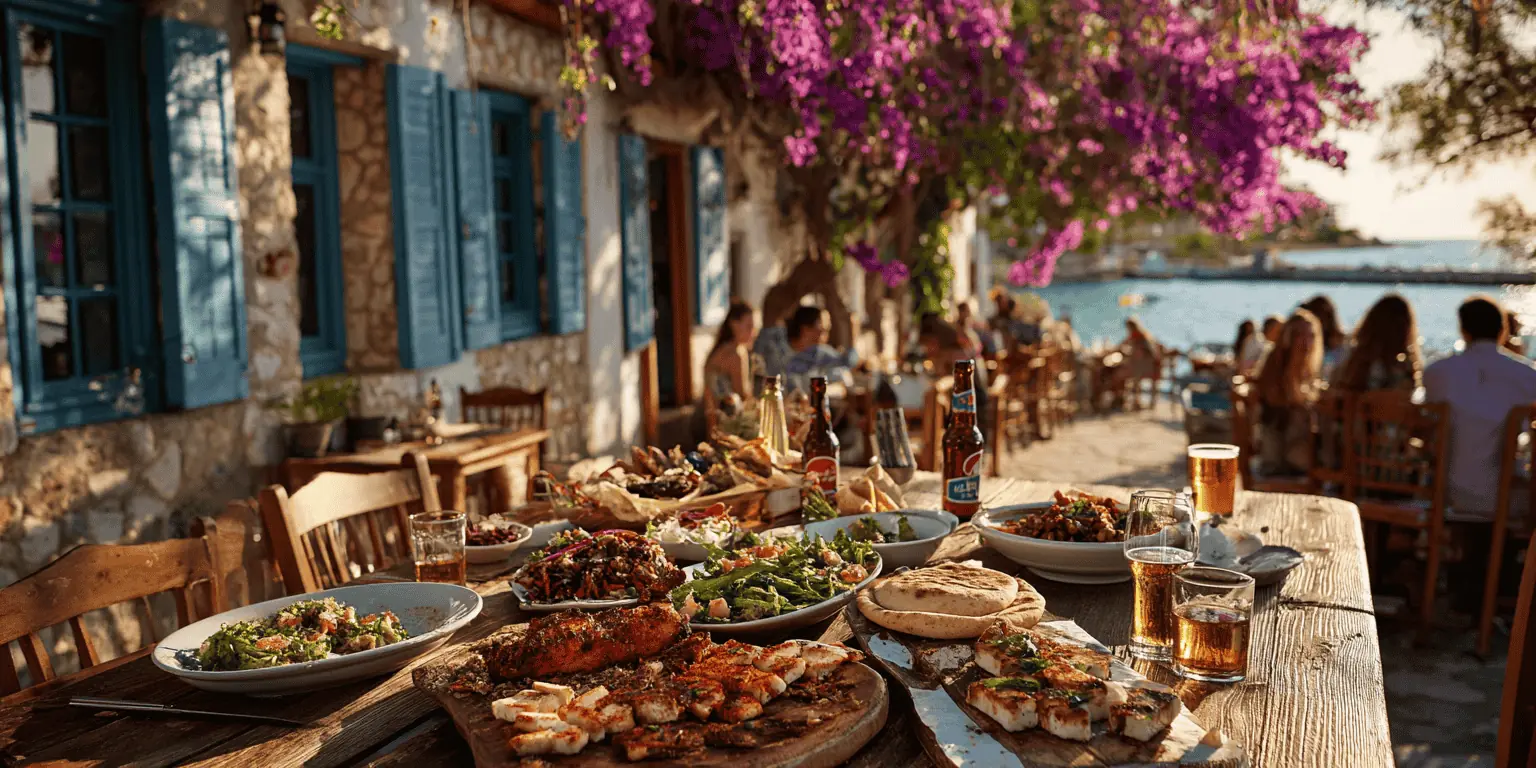 Lungomare di Limassol con palme e mare blu — costo della vita a Cipro